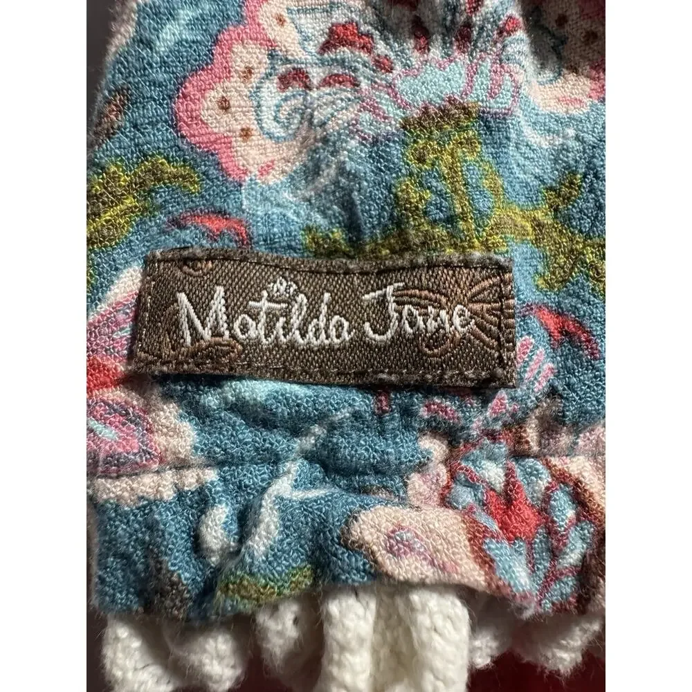 Matilda Jane Girls Size 4 Floral Ruffle Dress Leggings 2 Piece Outfit